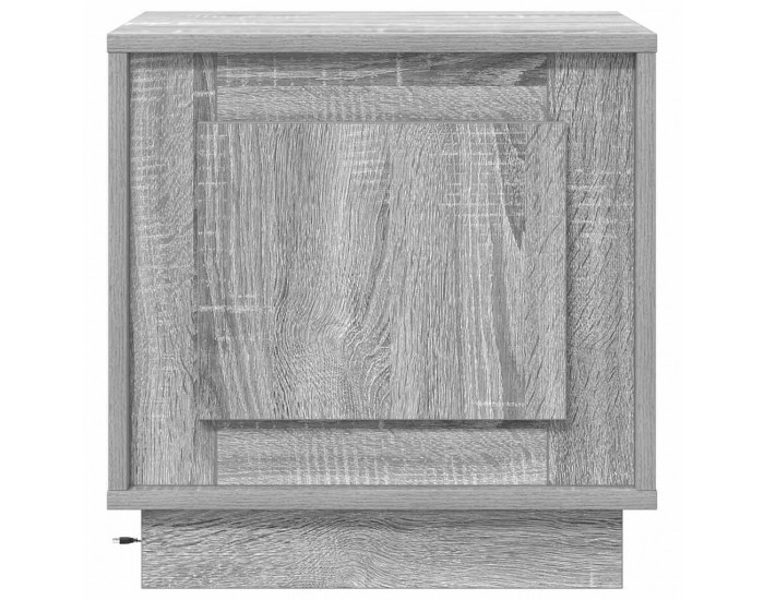 Sonata H Нощен шкаф с Сив 44 x 34.5 x 45 см Инженерно дърво