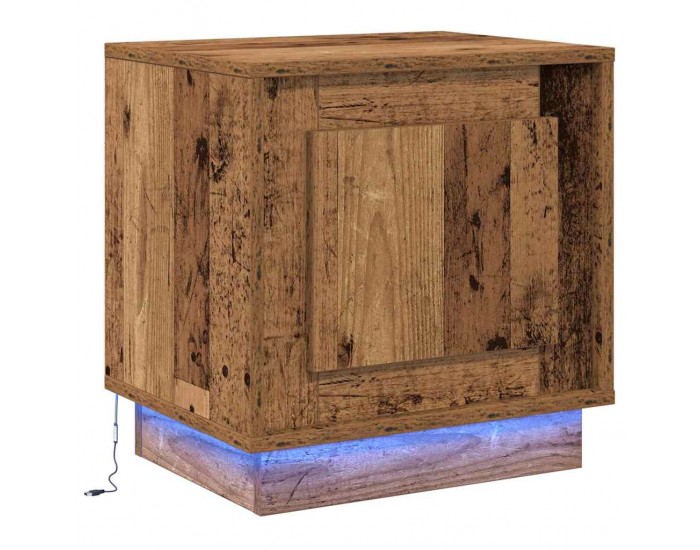 Sonata H Нощен шкаф 2 pcs Старо дърво 44 x 34.5 x 45 см Инженерно дърво