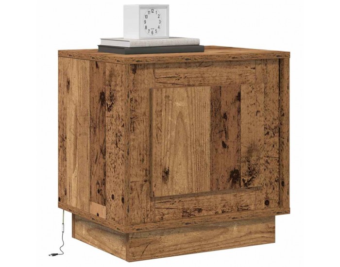 Sonata H Нощен шкаф 2 pcs Старо дърво 44 x 34.5 x 45 см Инженерно дърво