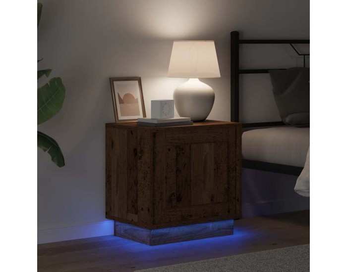 Sonata H Нощен шкаф 2 pcs Старо дърво 44 x 34.5 x 45 см Инженерно дърво