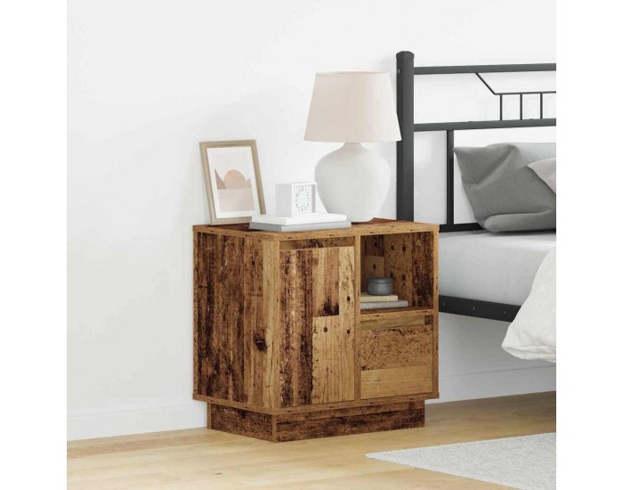 Sonata H Нощен шкаф 2 pcs Старо дърво 50 x 34.5 x 50 см. Инженерно дърво