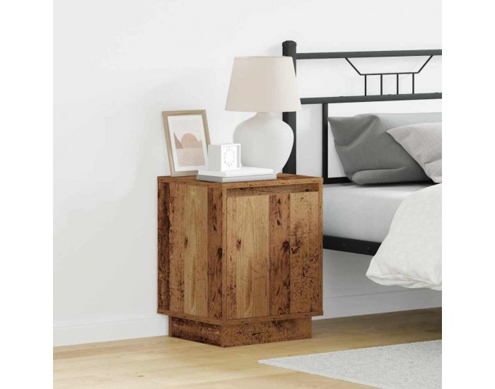 Sonata H Нощен шкаф 2 pcs Старо дърво 39 x 34.5 x 50 см Инженерно дърво