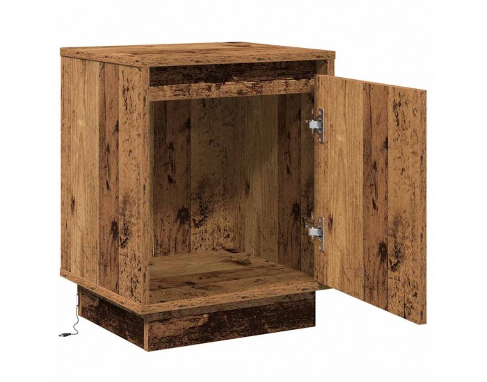 Sonata H Нощен шкаф 2 pcs Старо дърво 39 x 34.5 x 50 см Инженерно дърво