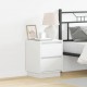 Sonata H Нощен шкаф с 2 pcs Бяло 39 x 34.5 x 50 см Инженерно дърво
