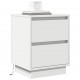 Sonata H Нощен шкаф с 2 pcs Бяло 39 x 34.5 x 50 см Инженерно дърво