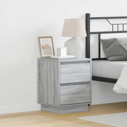 Sonata H Нощен шкаф с 2 pcs Сив 39 x 34.5 x 50 см Инженерно дърво - Спалня