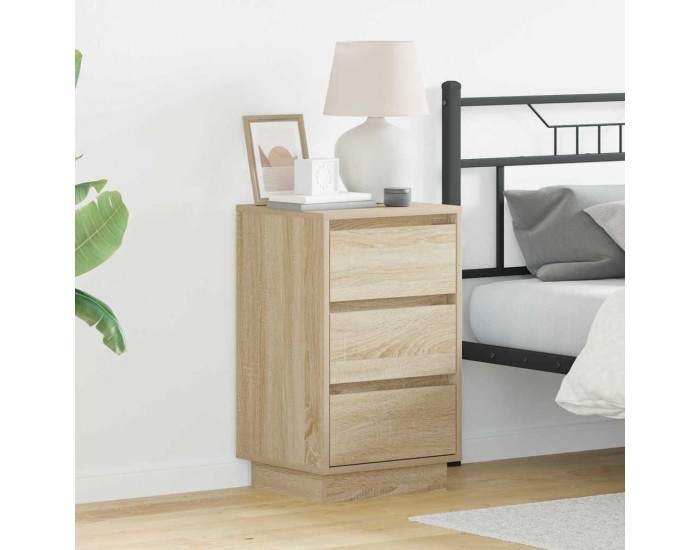 Sonata H Нощен шкаф с дъб сонома 39 x 34.5 x 65 см Инженерно дърво