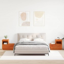 Sonata H Нощен шкаф 2 pcs Восъчнокафяв 60 x 34 x 51 см Масивно дърво бор - Нощни шкафчета