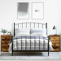 Sonata H Нощен шкаф с чекмедже 2 pcs Старо дърво - Спалня