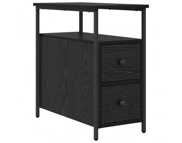 Sonata H Нощен шкаф 2 pcs Черен дъб 30 x 60 x 60 см Инженерно дърво