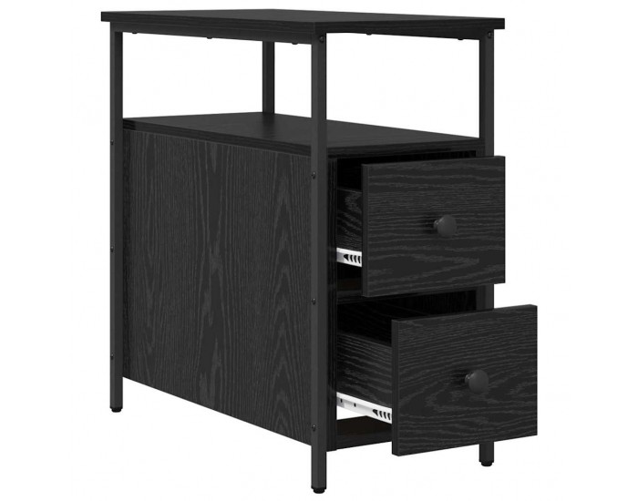 Sonata H Нощен шкаф 2 pcs Черен дъб 30 x 60 x 60 см Инженерно дърво