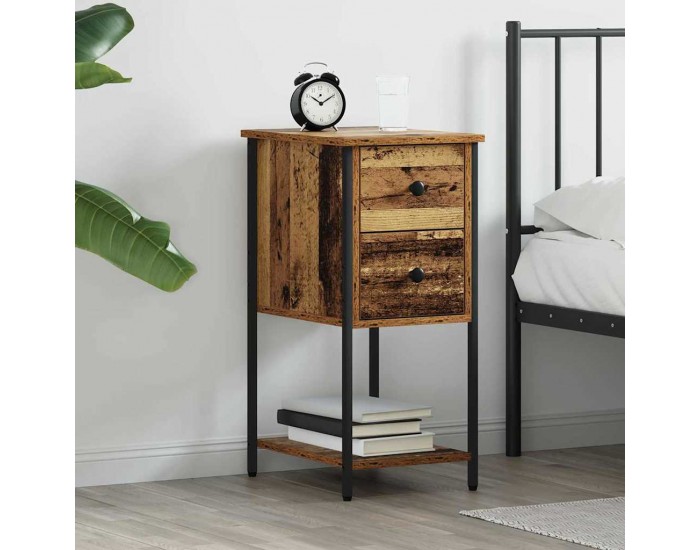 Sonata H Нощен шкаф Старо дърво 32 x 42 x 70 см Инженерно дърво