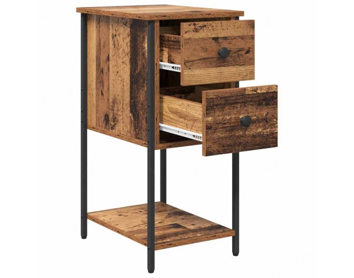 Sonata H Нощен шкаф 2 pcs Старо дърво 32 x 42 x 70 см Инженерно дърво