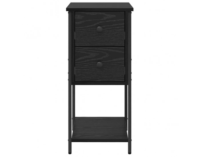 Sonata H Нощен шкаф с чекмедже Черен дъб 32 x 42 x 70 см Инженерно дърво