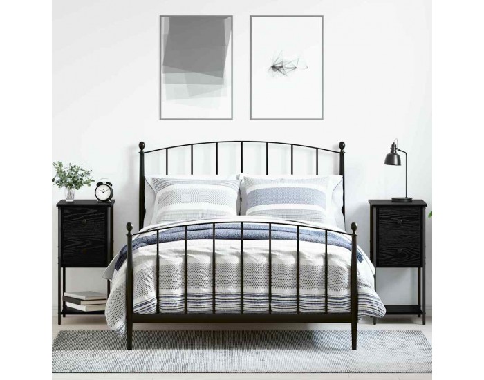 Sonata H Нощен шкаф 2 pcs Черен дъб 32 x 42 x 70 см Инженерно дърво