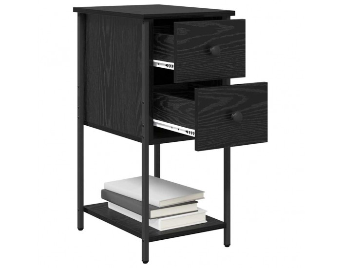 Sonata H Нощен шкаф 2 pcs Черен дъб 32 x 42 x 70 см Инженерно дърво