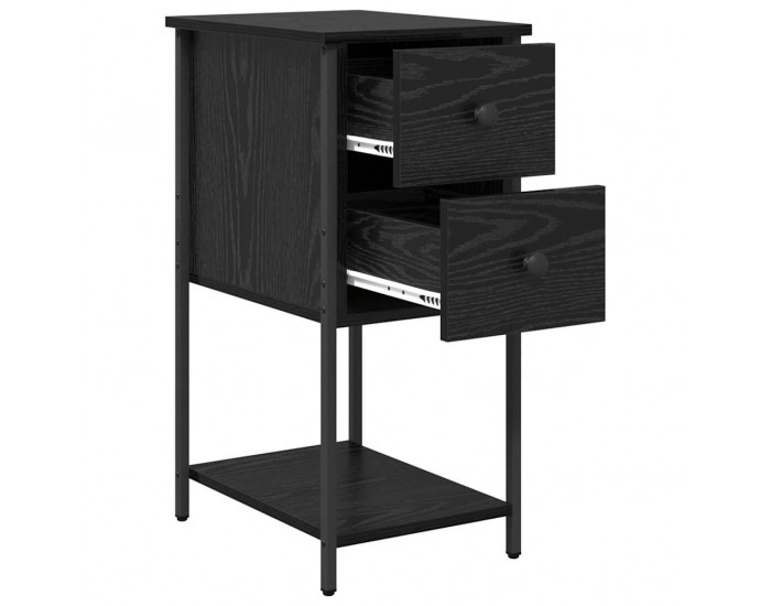 Sonata H Нощен шкаф 2 pcs Черен дъб 32 x 42 x 70 см Инженерно дърво