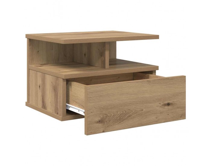 Sonata H Плаваща нощно шкафче с чекмедже дъб артизан 40 x 31 x 27 см