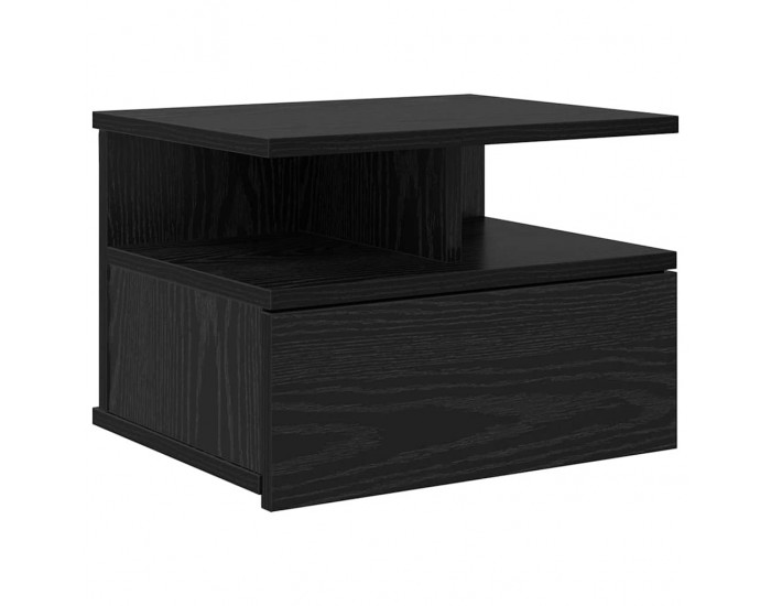 Sonata H Плаваща нощно шкафче Черен дъб 40 x 31 x 27 см Инженерно дърво