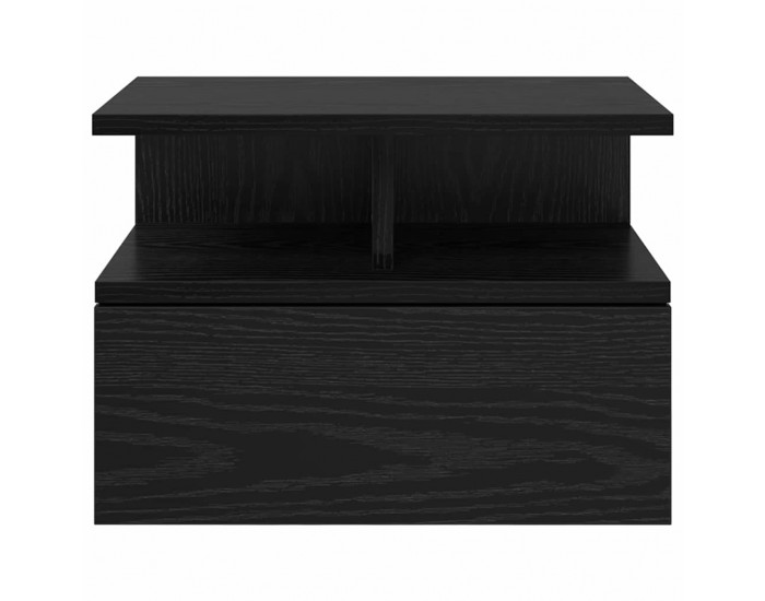 Sonata H Плаваща нощно шкафче Черен дъб 40 x 31 x 27 см Инженерно дърво