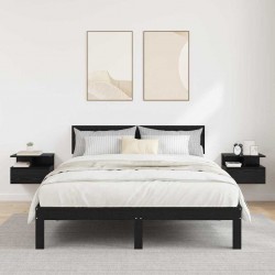 Sonata H Плаваща нощно шкафче с чекмедже 2 pcs Черен дъб 40 x 31 x 27 см - Нощни шкафчета