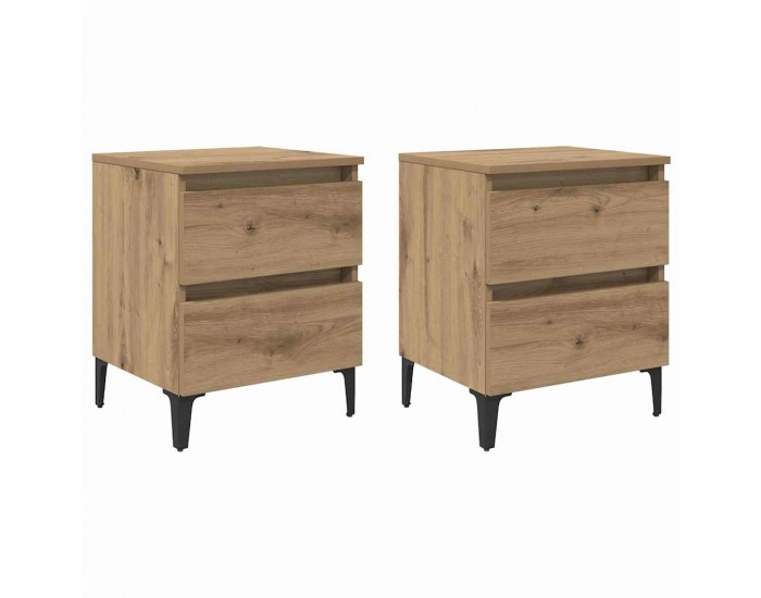 Sonata H Нощен шкаф 2 pcs дъб артизан 40 x 35 x 50 см Инженерно дърво Sonata H Нощен шкаф 2 pcs дъб артизан 40 x 35 x 50 см Инженерно дърво