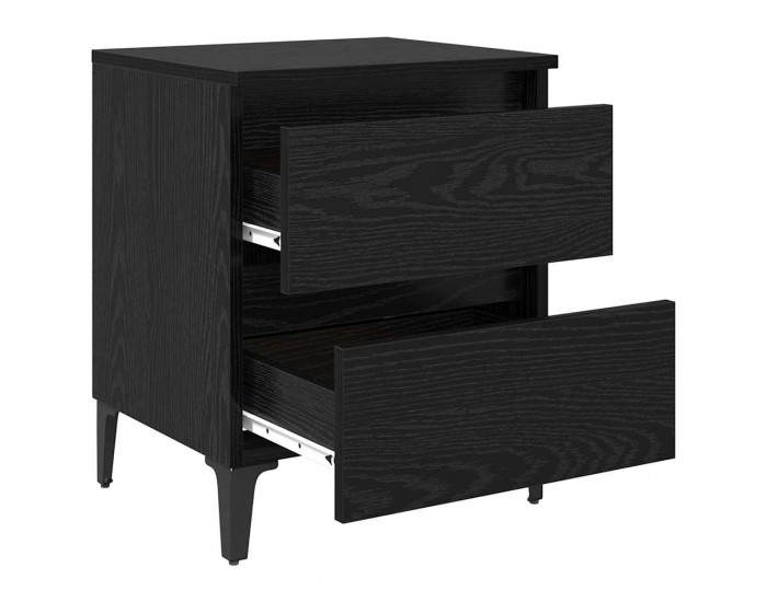 Sonata H Нощен шкаф Черен дъб 40 x 35 x 50 см Инженерно дърво