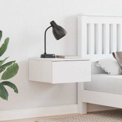 Sonata H Нощно шкафче 2 pcs Бяло 37 x 35 x 18.5 см Борово дърво масив - Нощни шкафчета