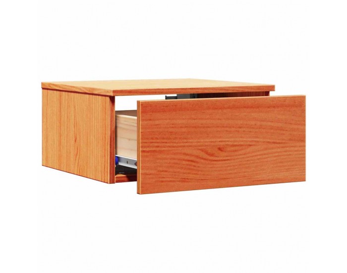 Sonata H Нощно шкафче Восъчнокафяв 37 x 35 x 18.5 см Борово дърво масив