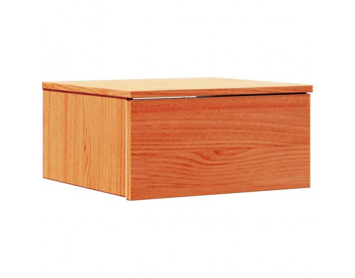 Sonata H Нощно шкафче Восъчнокафяв 37 x 35 x 18.5 см Борово дърво масив