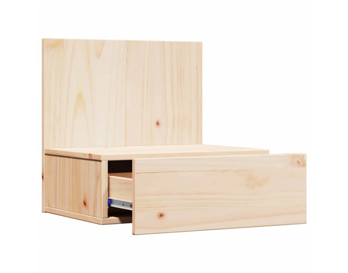 Sonata H Нощно шкафче Кафяво 42 x 32.5 x 40 см Борово дърво масив