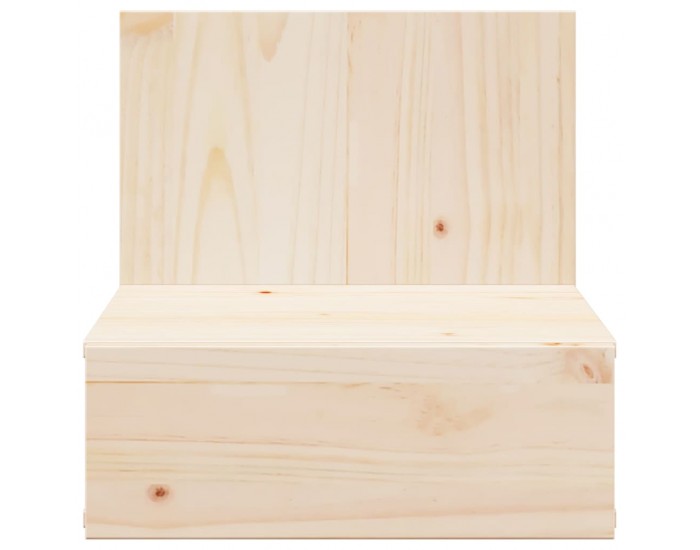 Sonata H Нощно шкафче Кафяво 42 x 32.5 x 40 см Борово дърво масив