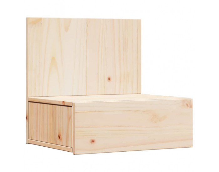 Sonata H Нощно шкафче Кафяво 42 x 32.5 x 40 см Борово дърво масив