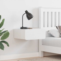 Sonata H Нощно шкафче 2 pcs Бяло 39 x 34 x 16.5 см Борово дърво масив - Нощни шкафчета