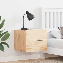 Sonata H Нощно шкафче 2 pcs Кафяво 39 x 34 x 33 см Масивно дърво бор - Спалня