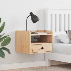 Sonata H Нощно шкафче Кафяво 38 x 36 x 29.5 см Борово дърво масив - Спалня