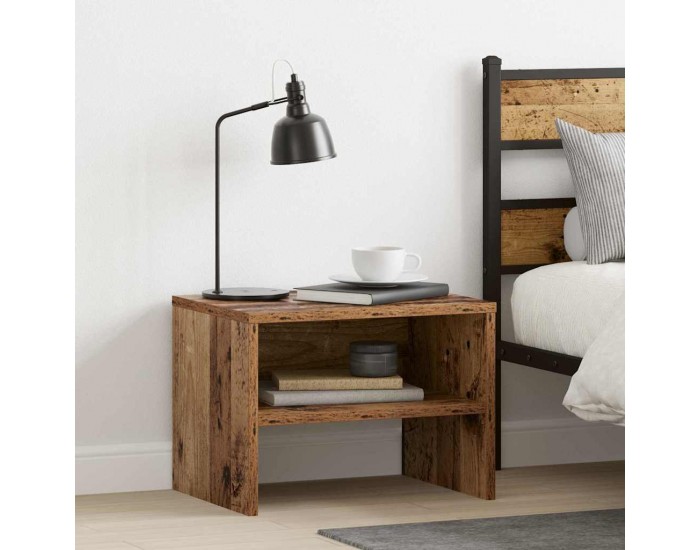 Sonata H Нощен шкаф 2 pcs Старо дърво 40 x 40 x 30 cm Инженерно дърво