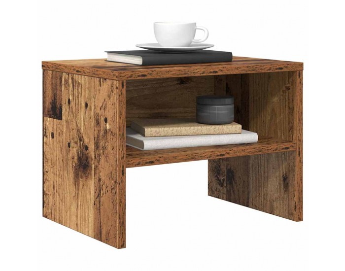 Sonata H Нощен шкаф 2 pcs Старо дърво 40 x 40 x 30 cm Инженерно дърво