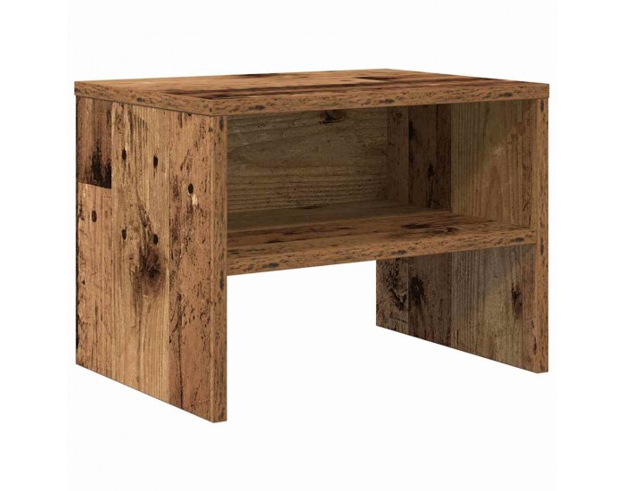 Sonata H Нощен шкаф 2 pcs Старо дърво 40 x 40 x 30 cm Инженерно дърво