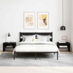 Sonata H Нощен шкаф Черен дъб 40 x 40 x 30 cm Инженерно дърво - Нощни шкафчета