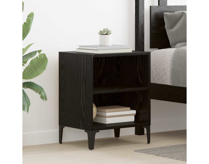 Sonata H Нощен шкаф Черен дъб 40 x 30 x 50 cm Инженерно дърво