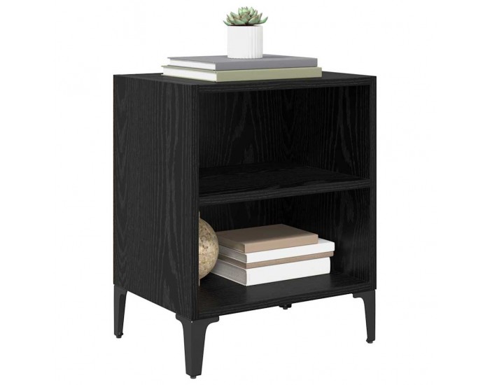Sonata H Нощен шкаф Черен дъб 40 x 30 x 50 cm Инженерно дърво