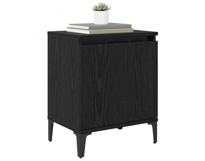 Sonata H Нощен шкаф Черен дъб 40 x 30 x 50 cm Инженерно дърво