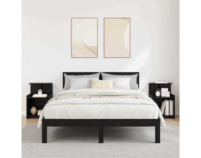 Sonata H Нощен шкаф 2 pcs Черен дъб 40 x 35 x 60 см Инженерно дърво