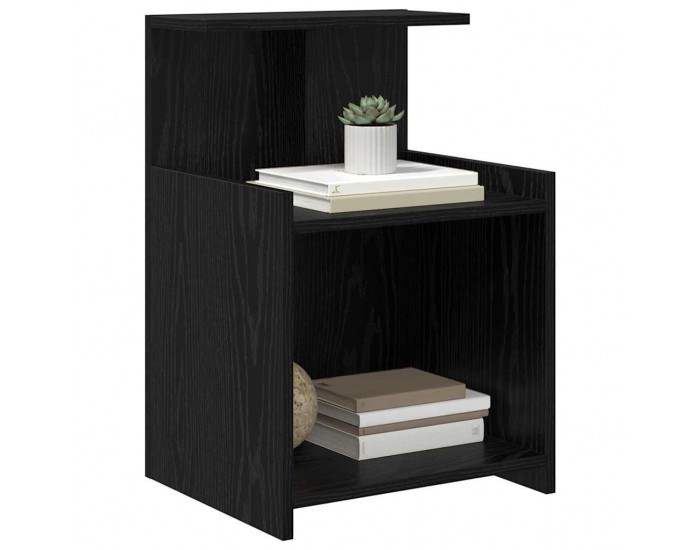 Sonata H Нощен шкаф 2 pcs Черен дъб 40 x 35 x 60 см Инженерно дърво