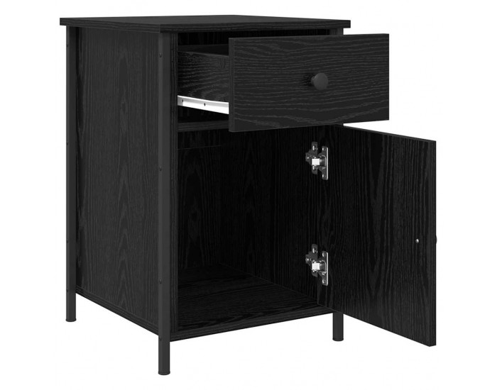 Sonata H Нощен шкаф 2 pcs Черен дъб 40 x 42 x 60 см Инженерно дърво