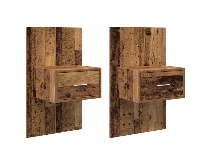 Sonata H Шкаф за легло с чекмедже 2 pcs Старо дърво 48.5 x 32.5 x 80 см