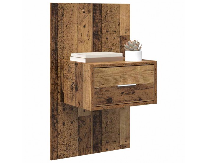 Sonata H Шкаф за легло с чекмедже 2 pcs Старо дърво 48.5 x 32.5 x 80 см