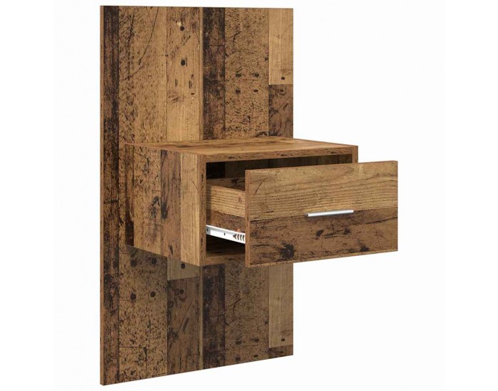 Sonata H Шкаф за легло с чекмедже 2 pcs Старо дърво 48.5 x 32.5 x 80 см