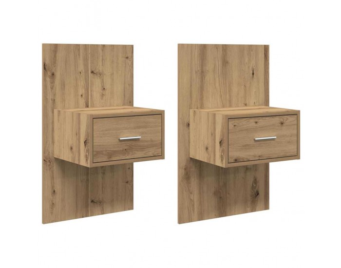 Sonata H Шкаф за легло с чекмедже 2 pcs дъб артизан 48.5 x 32.5 x 80 см